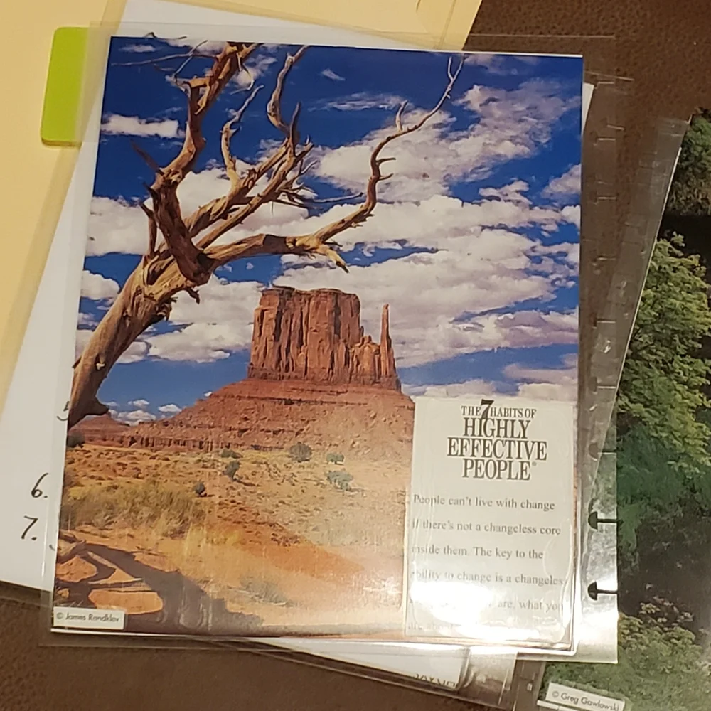 Homemade cover & five dashboards/dividers for a classic size disc bound planner
